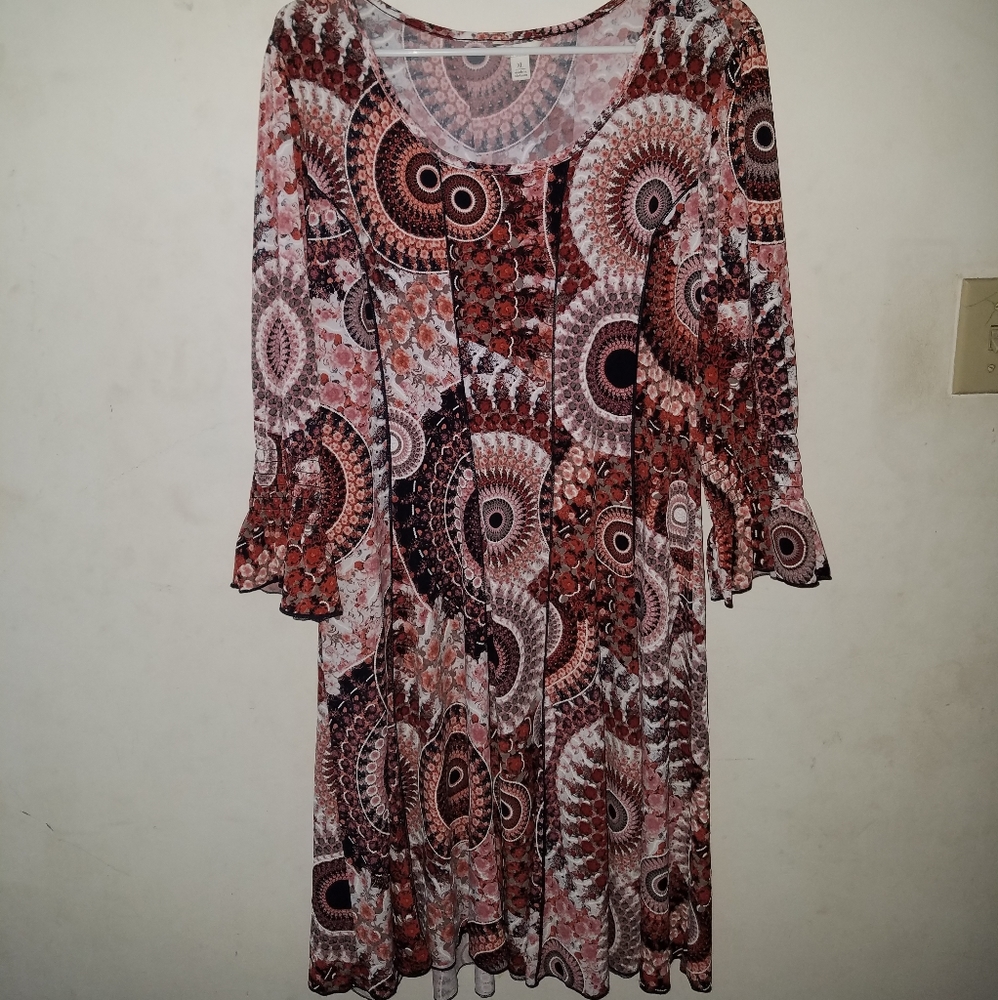 Cato Est. 1946 Size XL Multicolored Pattern Dress